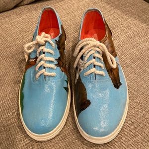 Hand-Painted Horse shoes. Women Size 11